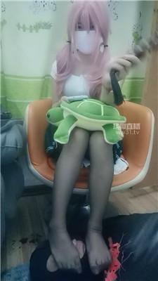 【汐酱】cos女神黑丝脚捂脸-胯下辱 JS260704-26