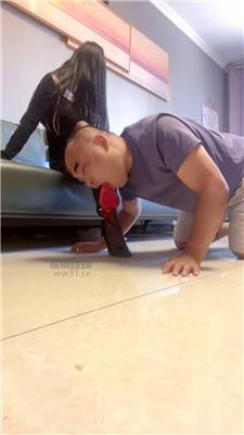 【美美子】高跟黑丝踩老狗【双视角版】  JS260719-21