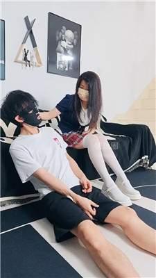 【小白街头搭讪】小妹妹白丝玩贱M   JS260924-36